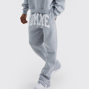 Conjunto Deportivo Personalizado de Alta Calidad con Estampado Puff, 100% Algodón French Terry, Dobladillo sin Rematar, Sudadera con Capucha y Pantalones Deportivos - Product Image 5