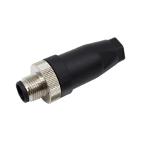 Connecteur industriel mâle-femelle SiRON H640-2-1 série à tête droite IP67 4 cœurs 60V, connecteur de câble