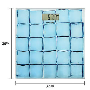Balance de salle de bain domestique étanche à piles, en verre trempé numérique, design simple, personnalisable, vente en gros à bas prix - Product Image 2