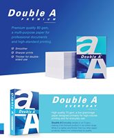 Papier Copie Blanc Premium Double A4 80 g/m² 100% Pâte de Bois Vierge Brillant Paquet de 500 Feuilles Qualité Supérieure Prix Bas Direct