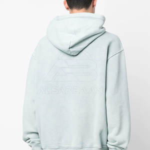 Sudaderas con Capucha de Algodón de Alta Calidad para Hombre, Estilo Urbano Básico, Lavado Ácido, Talla Grande - Product Image 3
