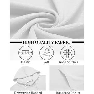 เสื้อฮู้ดน้ำหนักเบาผ้าฟลีซผสมสามส่วนทำจากผ้าฝ้ายโพลีเอสเตอร์100% สำหรับฤดูหนาวโลโก้ตามสั่ง - Product Image 5