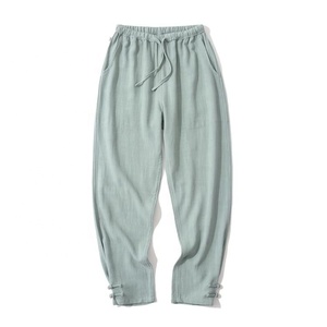 Pantalons chinos en coton stretch pour hommes, coupe slim, taille mi-haute, confortables et décontractés, vente en gros, OEM et ODM disponibles - Product Image 3