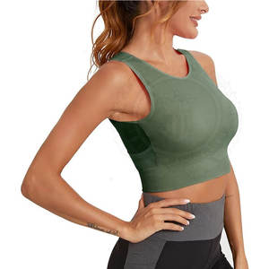 Débardeurs courts à dos nageur pour femmes, style actif, respirants, séchage rapide, pour le sport, les activités quotidiennes, l'entraînement et le fitness - Product Image 6