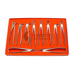 Kit de Fórceps de Extracción de Instrumentos Dentales Quirúrgicos de Acero Alemán de Alta Calidad, Profesional y Autoclavable - Product Image 2