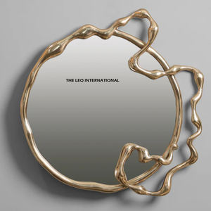 Precio asequible, espejo de pared con forma geométrica chapada en oro, diseño elegante utilizado para la decoración interior del hogar - Product Image 1