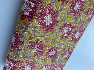 Caftán étnico de verano ligero de tela de algodón indio hecho a mano con columpio Vintage, vestido Nomex con estampado Floral para niñas - Product Image 6