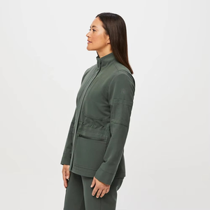 Women Unisex <b>Long</b> <b>Sleeve</b> Custom Medical Scrubs <b>Vest</b> High Quality Nursing Scrubs Breathable Comfortable Hospital Uniform Knitted - Product Image 4