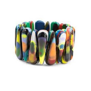 Wholesale Clear Epoxy Resin <b>Bangles</b> Bracelets <b>Women</b> Fashion Accessories / Girls Handmade Lucite <b>Bangle</b> Jewelry - Product Image 2