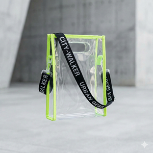 Bolso Bandolera Transparente <span class=keywords><strong>de</strong></span> PVC con Diseño <span class=keywords><strong>de</strong></span> <span class=keywords><strong>Estadio</strong></span> Personalizado, Bolso Tote <span class=keywords><strong>de</strong></span> 2 Vías con Correa Jacquard Desmontable, Bolso <span class=keywords><strong>de</strong></span> Hombro Impermeable para Conciertos - Product Image 1