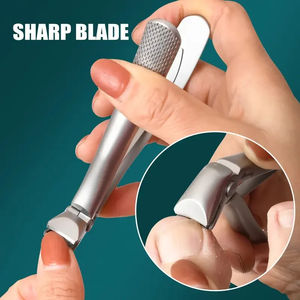 FLAMIA & JABZ, cortaúñas moderno con hoja convexa, cortaúñas de acero inoxidable - Product Image 6