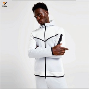 Fabricants Ensemble de survêtements pour hommes sérigraphiés avec fermeture éclair et pantalon de haute qualité avec logo personnalisé - Product Image 2
