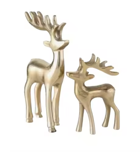 Décoration Sculpture Nouveau Design Aluminium Argent Cerf Sculpture pour Showpiece Décoration par decor impex - Product Image 6