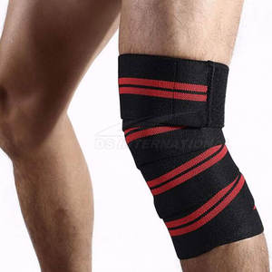 ผ้ายืดคลุมเข่าและเข่าสำหรับยกน้ำหนักฟิตเนสสวมใส่เข่า - Product Image 2