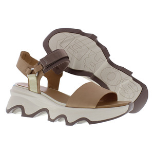 Sandali Sorel Kinetic Impact Y-Strap High da donna Colore: Marrone/Crema 100% Autentici - Product Image 5