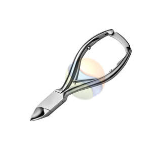 Pince à cuticules professionnelle en acier inoxydable allemand avec lames à joint en boîte tranchantes, pince à ongles et à cuticules robuste, fabrication - Product Image 3