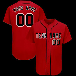 Jersey de béisbol de gran tamaño personalizado nuevo jersey de béisbol streetwear jersey de béisbol para hombres - Product Image 2