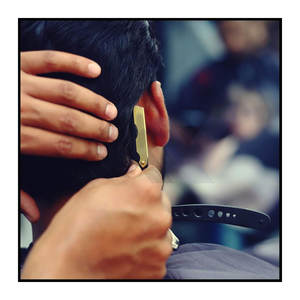 Navaja de Afeitar Profesional de Borde Recto, Calidad de Salón, para Afeitado al Ras, Herramienta de Seguridad para Hombres - Product Image 2