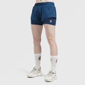 Dark Blue Rience Women's <b>Shorts</b> - Product Image 1