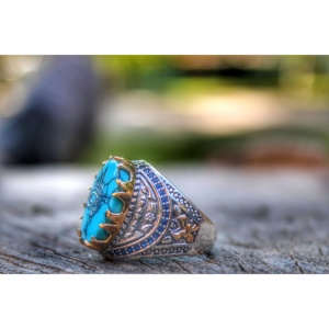 Anillo de Plata de Ley 925 pura real, piedra de circón real, hecho a mano, hecho en Turquía, modelo de lujo y moda, Estilo Vintage, nuevo modelo - Product Image 3