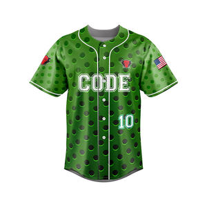 Gran oferta, ropa de béisbol y softbol de talla grande para hombre, sudadera de malla transpirable personalizable, conjunto de bordado sublimado con calor - Product Image 2