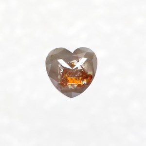 1,40 Ct 7,0 MM Natural rústico rojizo corazón Rosa corte Diamante Suelto para anillo de compromiso de ensueño - Product Image 6