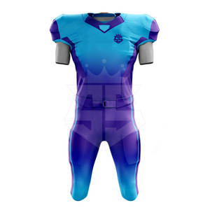Ropa Uniforme de equipo de fútbol americano Hecho en poliéster 100% Último diseño Uniforme de fútbol americano - Product Image 1