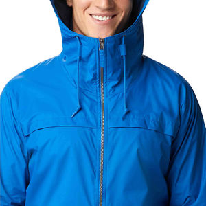 Veste de pluie pour homme, style nouveau, vêtements d'hiver, logo personnalisé, vêtements d'extérieur, coupe-vent, à capuche, fermeture éclair, vestes de pluie - Product Image 5