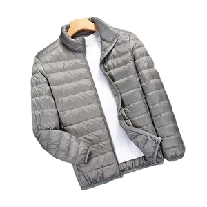 Veste en toile ultra légère pour hommes, sweat à capuche résistant au vent toute saison, col montant respirant 2025 nouveau Design pliable hiver - Product Image 5