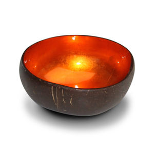 Cuencos de coco lacado para aperitivos, lacado decorativo, varios diseños, soporte FBA - Product Image 2