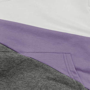 เสื้อมีฮู้ดสไตล์สตรีทเสื้อมีฮู้ดสีบล็อกเสื้อมีฮู้ดใส่ไปยิมพิมพ์แบบตามสั่ง - Product Image 5