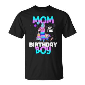 T-shirt d'anniversaire « Maman Llama » mignon pour garçons, tenue de fête assortie, promotionnel - Product Image 1