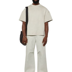 T-shirt 100% coton pour hommes imprimé sur mesure de haute qualité 300 GSM tissu tricoté lourd surdimensionné fournisseur pakistanais - Product Image 4