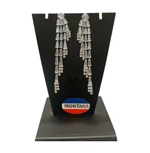 Pendientes de piedra AD chapados en oro y plata bellamente diseñados para mujer disponibles a precios asequibles al por mayor - Product Image 2