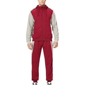 Chándal para hombre, conjunto de 2 piezas, chaqueta y pantalones informales de manga larga con cremallera, conjunto de chándales atléticos, trajes deportivos para correr - Product Image 1