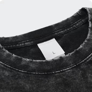 Tùy Chỉnh <span class=keywords><strong>In</strong></span> Axit Rửa Thiết Kế Thời Trang Dạo Phố T-Shirt Cho Nam Giới 100% Cotton Chống Nhăn Nhanh Chóng Khô Thân Thiện Với Môi Bán Buôn Tùy Chỉnh - Product Image 4