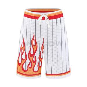 Pantalones cortos de malla de poliéster para hombre, diseño personalizado de alta calidad, pantalones cortos de malla con estampado personalizado para hombre - Product Image 5