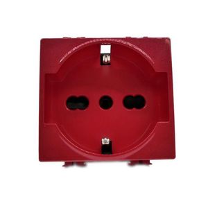 Enchufe Schuko Rojo para Línea Dedicada / Señalización de Emergencia - Product Image 2