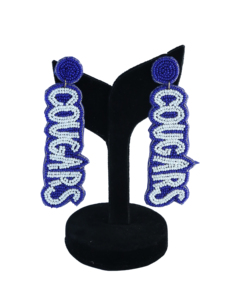 Pendientes de Moda con Cuentas Rosadas Hechos a Mano, con Detalles de Cuentas en Tono Rosa Vibrante, Joyería de Cuentas Personalizada - Product Image 2