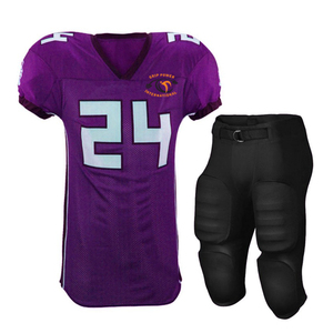 Pantalla personalizada último estilo equipo moda personalizada fútbol americano uniforme Jersey alta calidad tarifa barata - Product Image 1