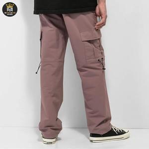 Pantalones Cargo Deportivos Verdes con Calefacción para Todas las Estaciones 2025, Corte Regular, Impermeables, Transpirables, con Cordón y Botones - Product Image 2