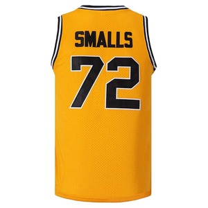 Maillot de basket-ball respirant pour homme 100% polyester jaune avec nom de l'équipe imprimé maillots de football maille sublimation vêtements de sport - Product Image 2