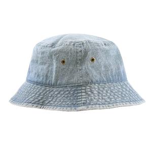 Latest High Quality Custom Plain <b>Summer</b> Outdoor <b>Cap</b> Denim Fabric Bucket Hats Custom Logo Casual Travel Cycling Sun Protection - Product Image 3