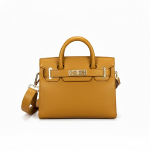 Sac à main de luxe pour femme en cuir véritable, sac à bandoulière, sac à main, mini sac, bandoulière amovible, résistant à l'eau pour tous les jours - Product Image 1