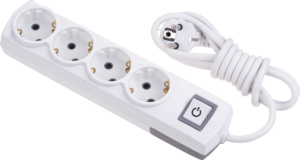 Multiprise Schuko 2/3/4/6 voies avec interrupteur, protection enfant, mise à la terre, câble 3G1.0 mm², 1m/2m/3m/5m - Product Image 3