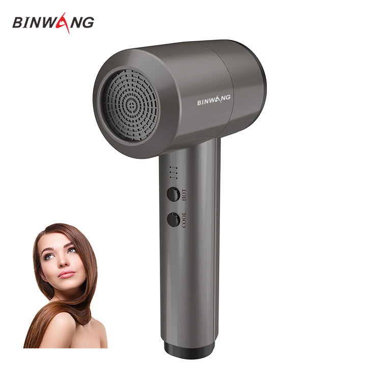 【箱付き】BINWANG ワイヤレスヘアドライヤー グレー 箱付き】BINWANG ワイヤレスヘアドライヤー グレー