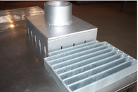 Bac de drainage en acier de style industriel OEM avec conception de modèle 3D de Taïwan pour la construction et l'immobilier