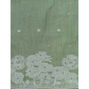 Ensemble de costume fantaisie en soie Chanderi non cousu pour femmes, idéal pour les occasions festives - Product Image 2