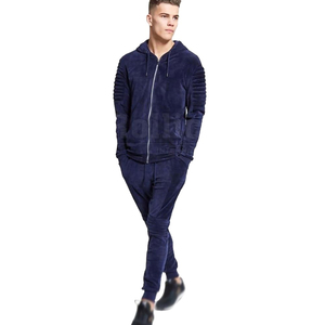 ชุดวอร์มผู้ชายวินเทจผ้าคอตตอนปะติดแบบมีซิปทำให้ซีดจาง - Product Image 5