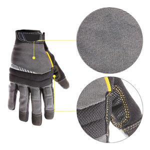 Gants de mécanicien en coton fiables, enduits, anti-vibrations, gants de sécurité pour la construction, la réparation automobile, les travaux mécaniques - Product Image 4